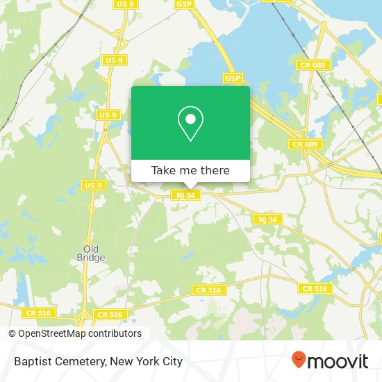 Baptist Cemetery map