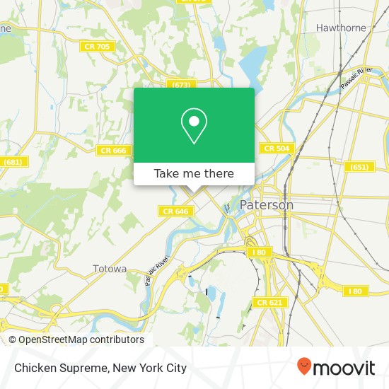 Mapa de Chicken Supreme
