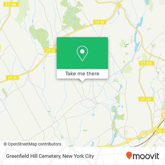Mapa de Greenfield Hill Cemetery