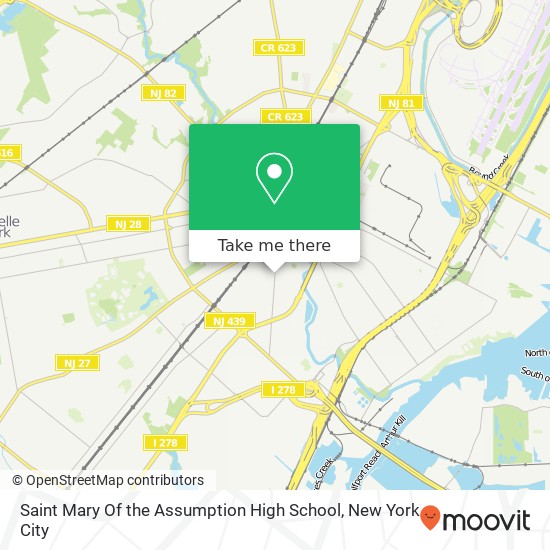 Mapa de Saint Mary Of the Assumption High School