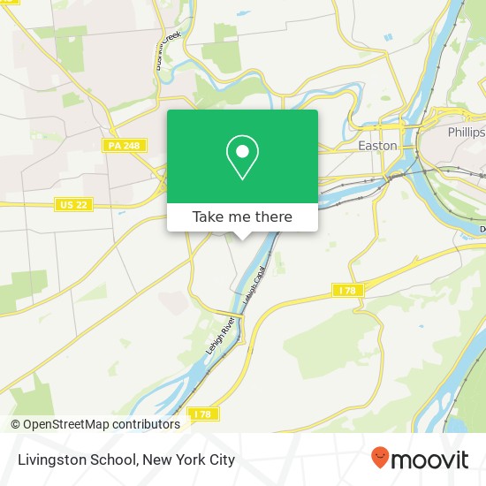 Mapa de Livingston School