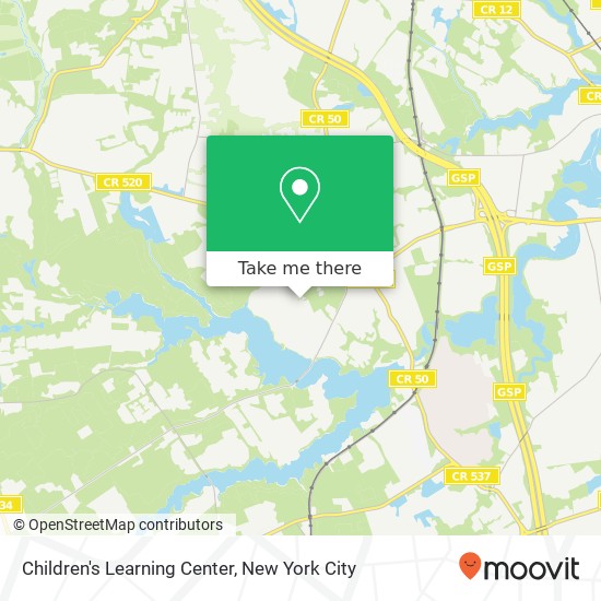 Children's Learning Center map