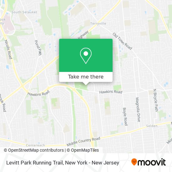 Levitt Park Running Trail map