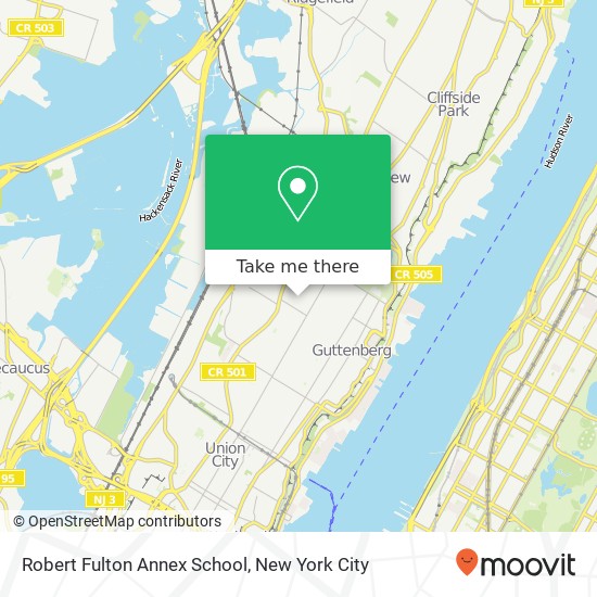 Robert Fulton Annex School map