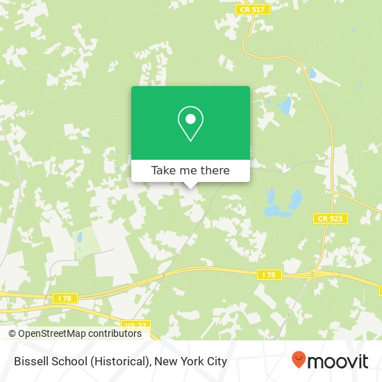 Bissell School (Historical) map