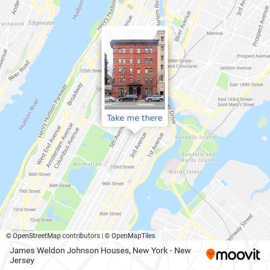 Mapa de James Weldon Johnson Houses