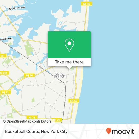 Basketball Courts map