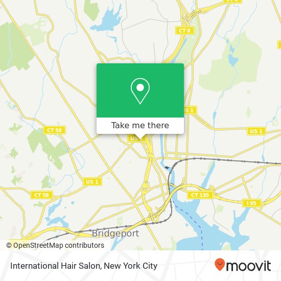 International Hair Salon map