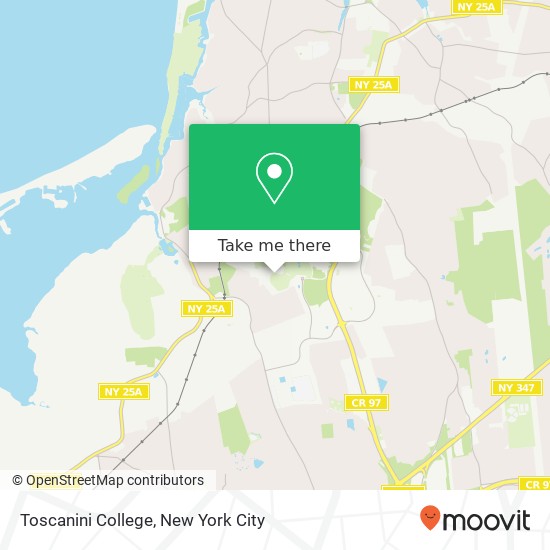 Toscanini College map