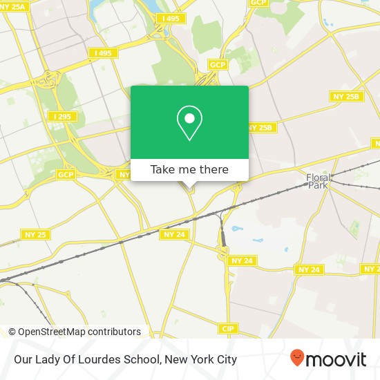 Our Lady Of Lourdes School map