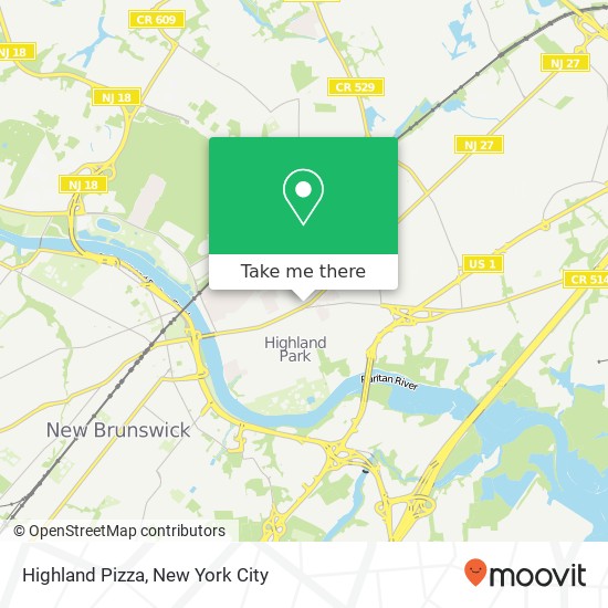 Highland Pizza map