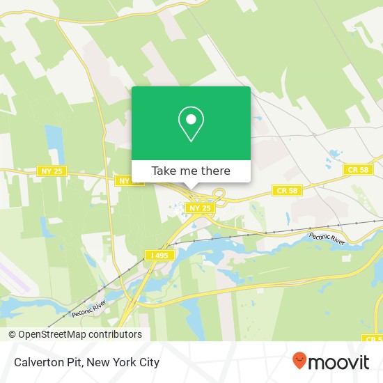 Calverton Pit map