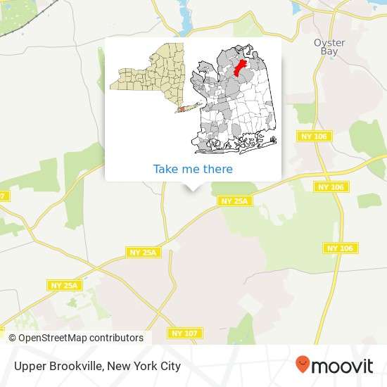 Mapa de Upper Brookville