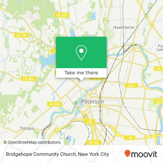 Mapa de Bridgehope Community Church