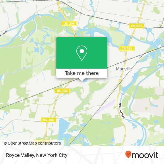Mapa de Royce Valley