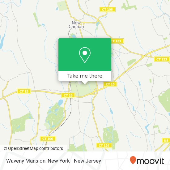 Mapa de Waveny Mansion