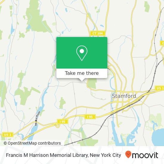 Francis M Harrison Memorial Library map