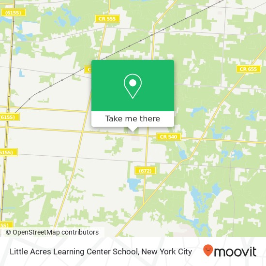 Little Acres Learning Center School map