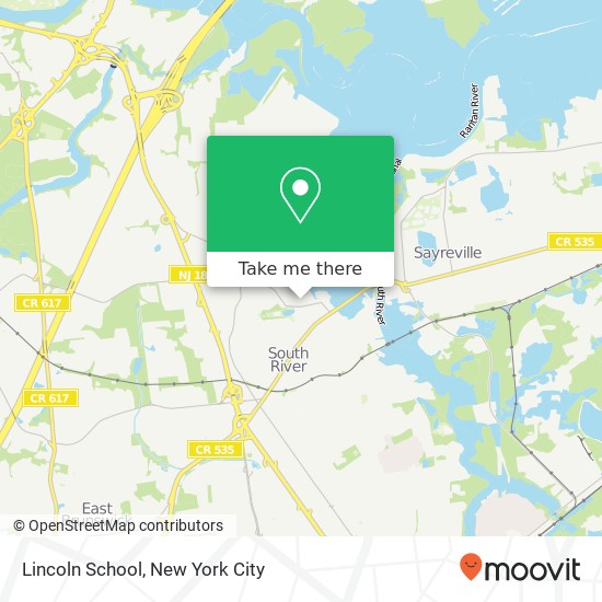 Mapa de Lincoln School