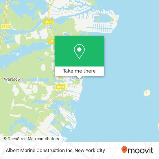 Mapa de Albert Marine Construction Inc