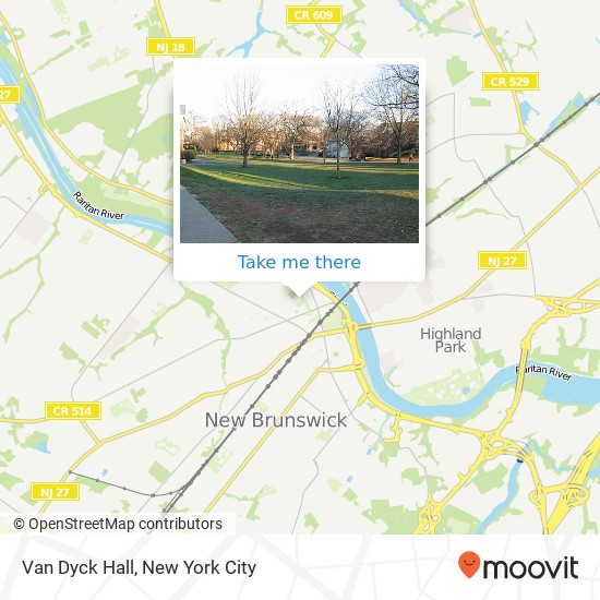 Van Dyck Hall map