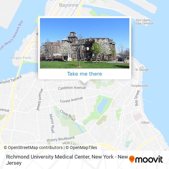 Richmond University Medical Center map