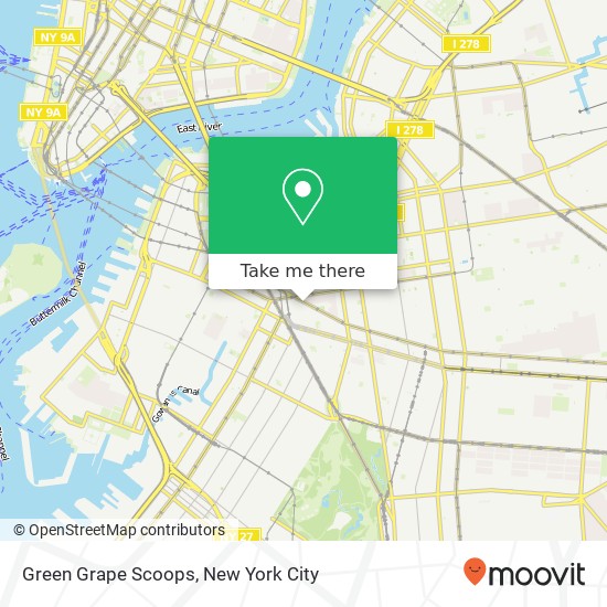 Green Grape Scoops map