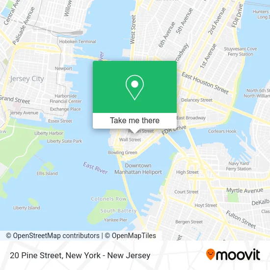 20 Pine Street map