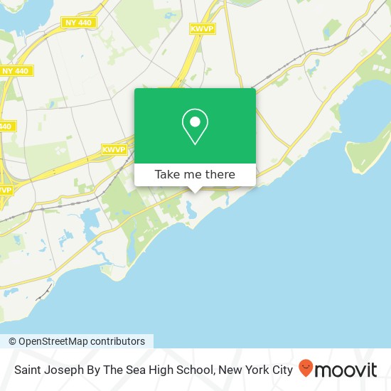 Mapa de Saint Joseph By The Sea High School