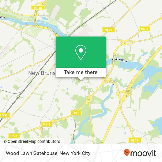 Mapa de Wood Lawn Gatehouse