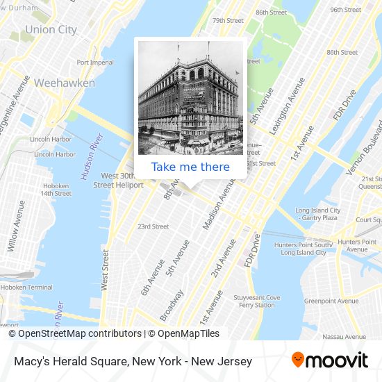 Macy's Herald Square map