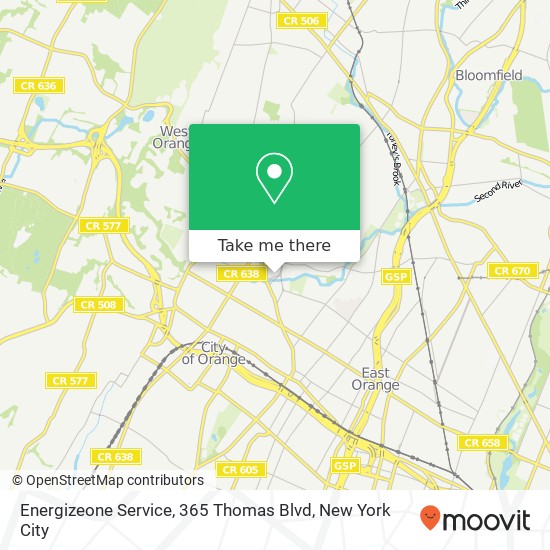Energizeone Service, 365 Thomas Blvd map