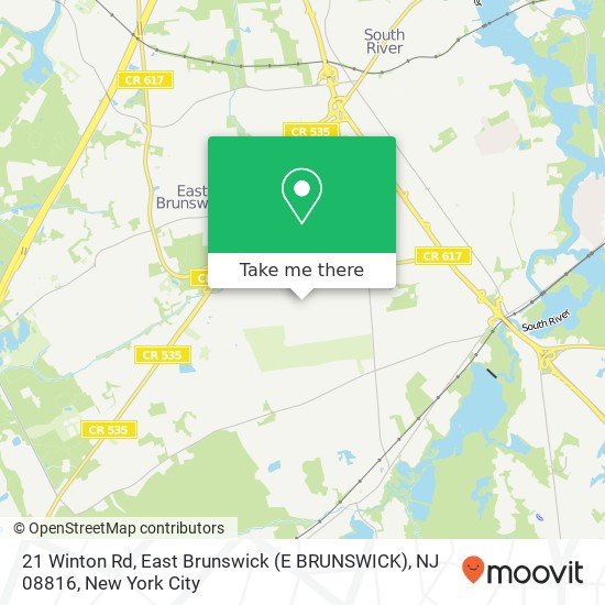 21 Winton Rd, East Brunswick (E BRUNSWICK), NJ 08816 map