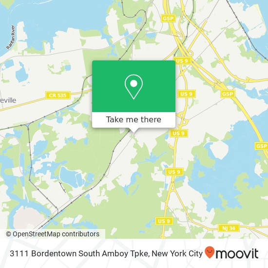 3111 Bordentown South Amboy Tpke, Parlin, NJ 08859 map