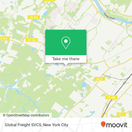 Global Freight SVCS, 65 Clyde Rd map