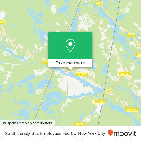 South Jersey Gas Employees Fed CU, 10 E Black Horse Pike map