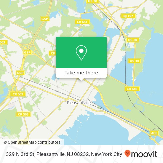 329 N 3rd St, Pleasantville, NJ 08232 map