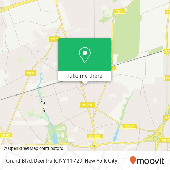 Mapa de Grand Blvd, Deer Park, NY 11729