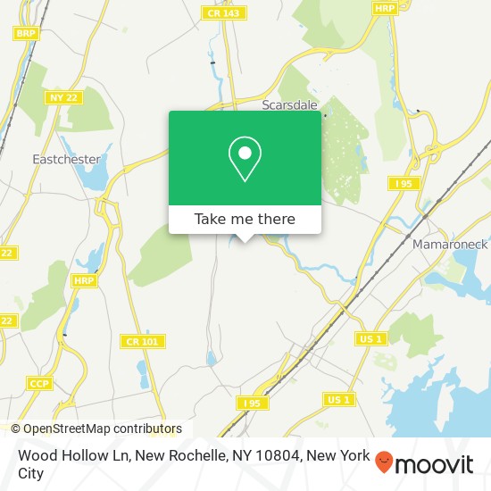 Wood Hollow Ln, New Rochelle, NY 10804 map