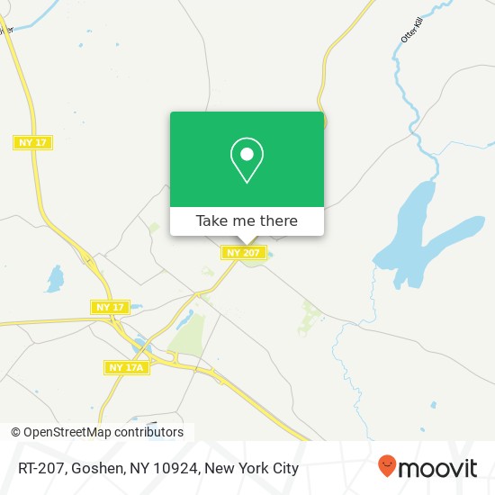 RT-207, Goshen, NY 10924 map