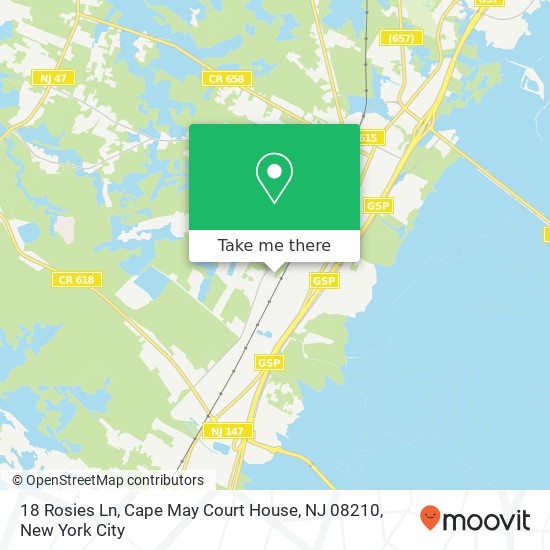 18 Rosies Ln, Cape May Court House, NJ 08210 map