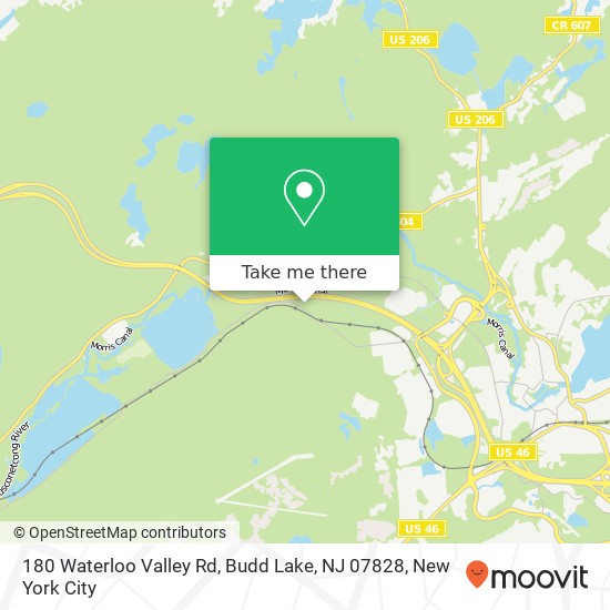 180 Waterloo Valley Rd, Budd Lake, NJ 07828 map