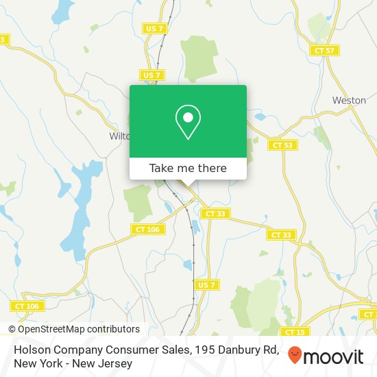 Holson Company Consumer Sales, 195 Danbury Rd map