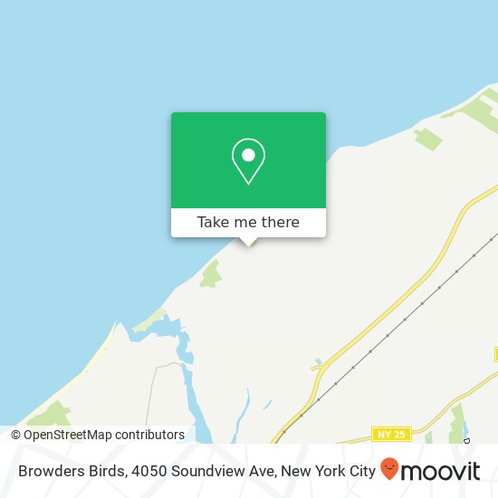 Mapa de Browders Birds, 4050 Soundview Ave