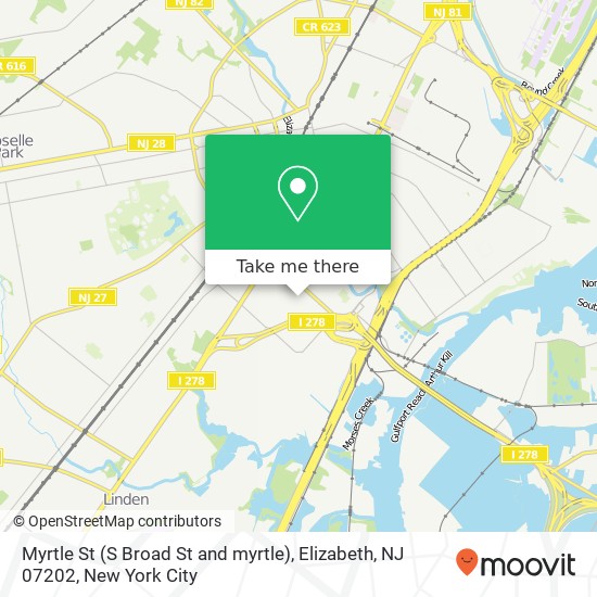 Myrtle St (S Broad St and myrtle), Elizabeth, NJ 07202 map