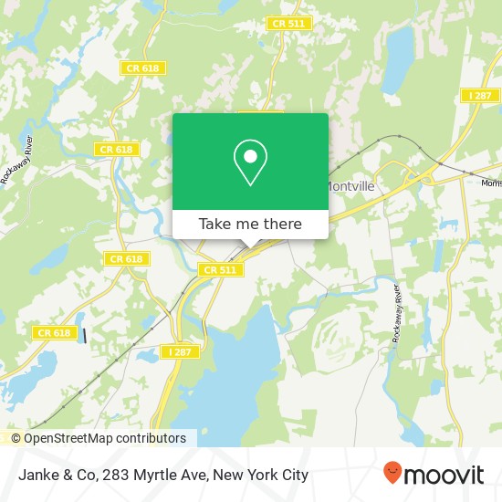 Mapa de Janke & Co, 283 Myrtle Ave