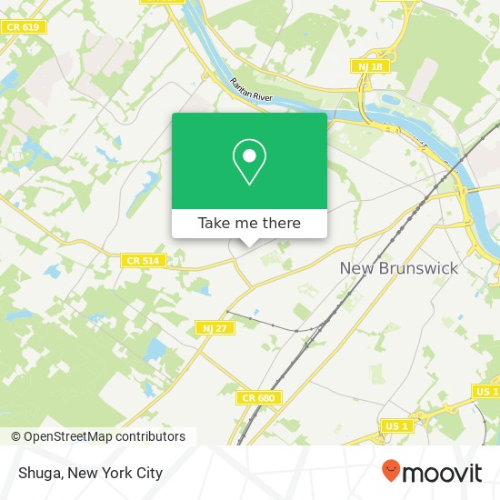 Mapa de Shuga, 847 Hamilton St