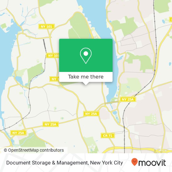 Mapa de Document Storage & Management, 26 Harbor Park Dr