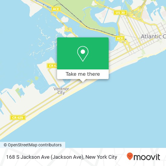 168 S Jackson Ave (Jackson Ave), Atlantic City, NJ 08401 map