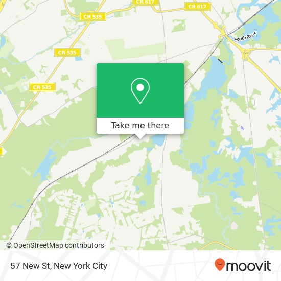 Mapa de 57 New St, Spotswood, NJ 08884